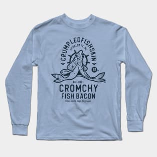 Crumpled Fish Skin Long Sleeve T-Shirt